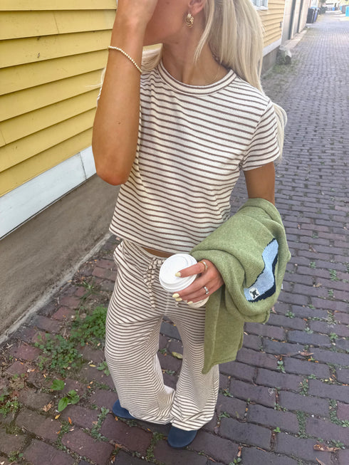 Nantucket Striped Pant // Driftwood